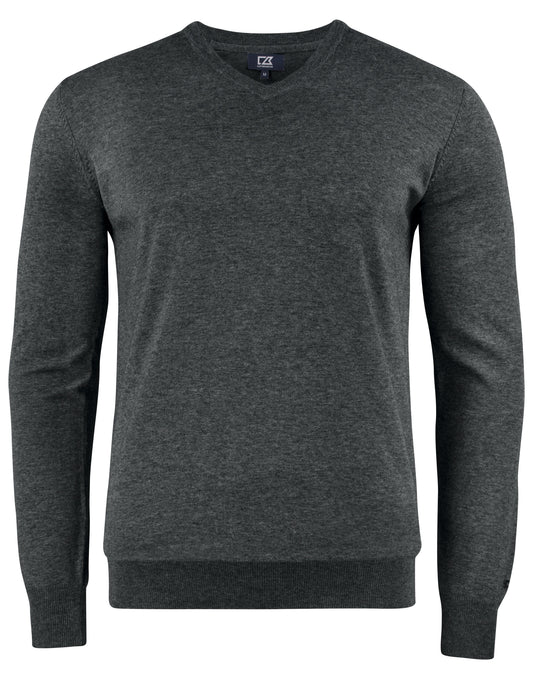 Oakville V-neck Men - Anthracite Melange
