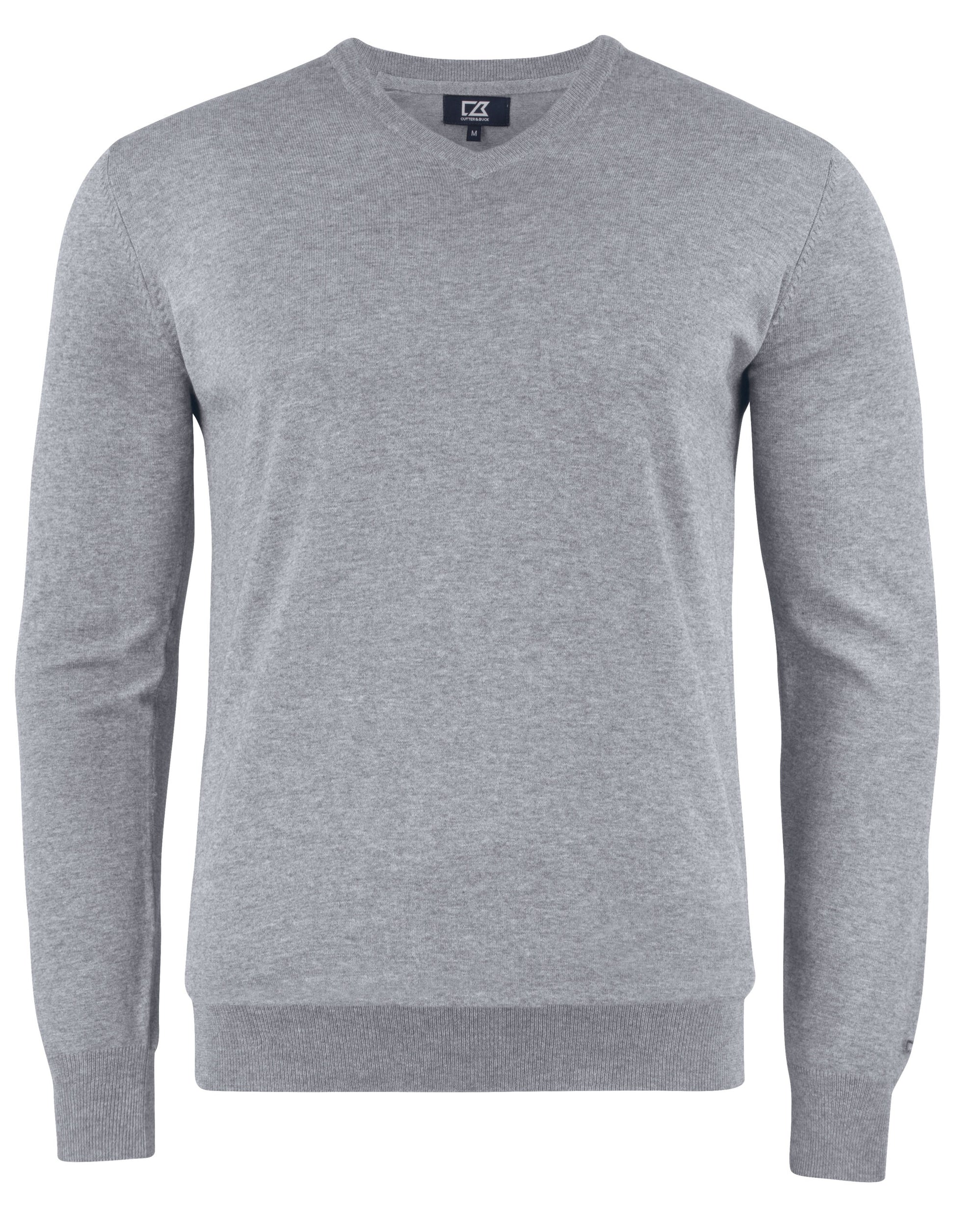 Oakville V-neck Men - Grey Melange
