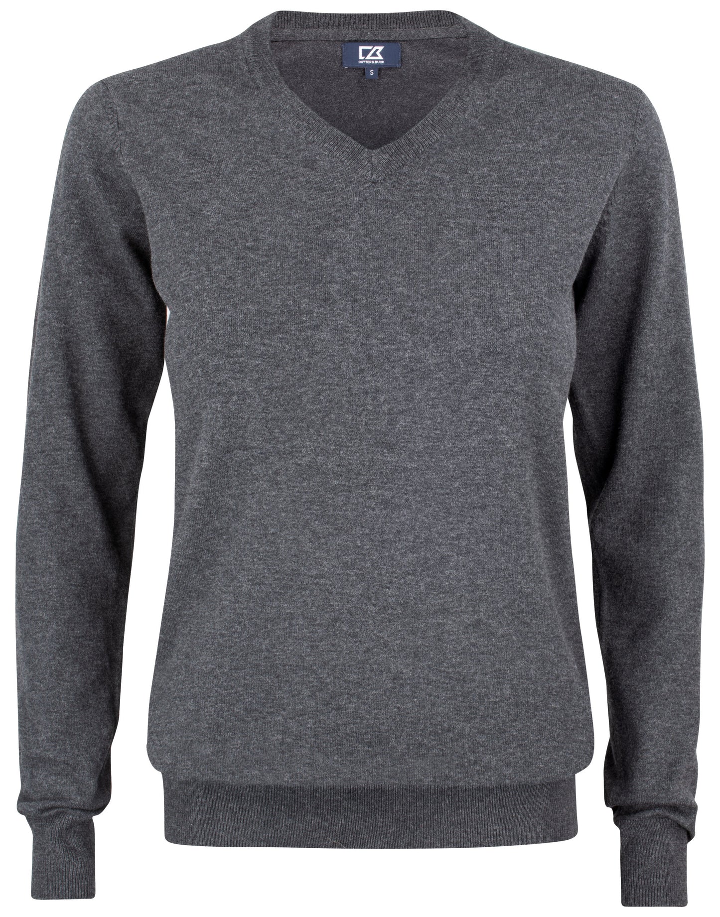 Oakville V-neck Women - Anthracite Melange