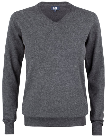 Oakville V-neck Women - Anthracite Melange
