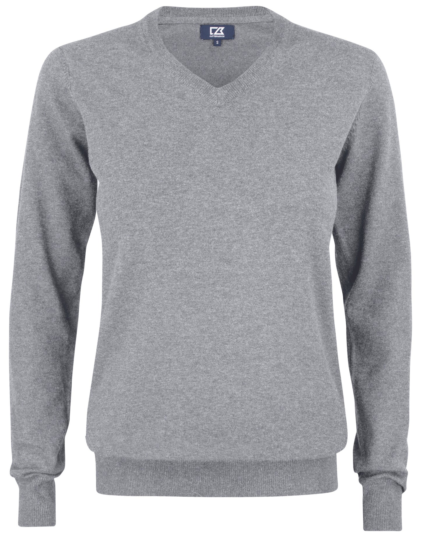 Oakville V-neck Women - Grey Melange