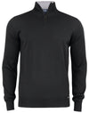 Everett Half Zip Sweater - Black