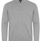 Oakville Half Zip Sweater Men - Grey Melange