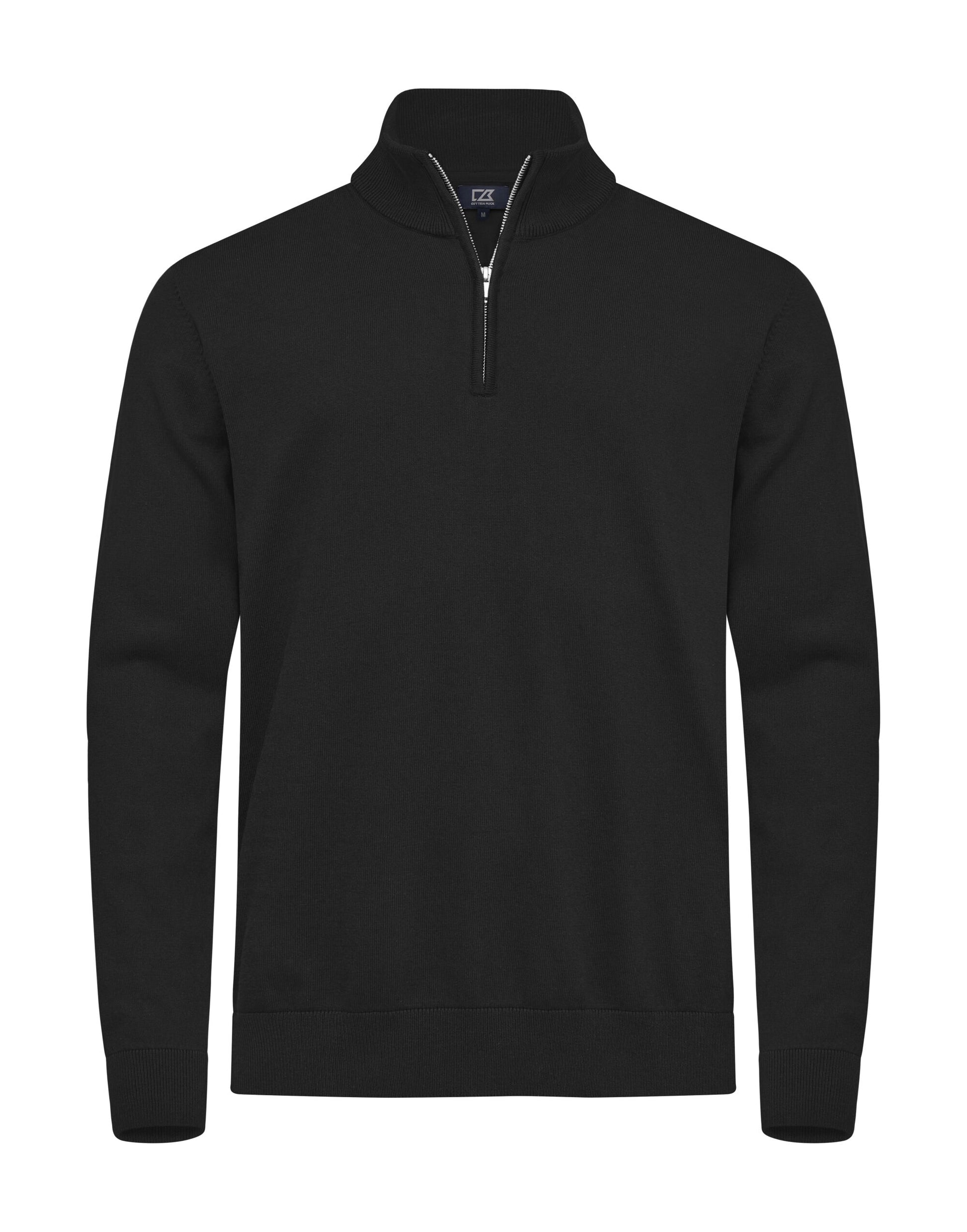 Oakville Half Zip Sweater Men - Black