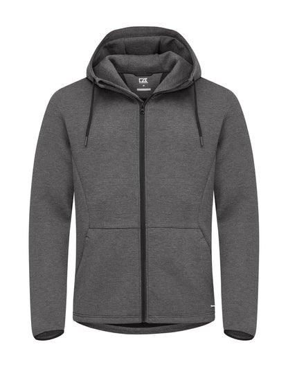 Pemberton Hood Full Zip Men - Anthracite Melange