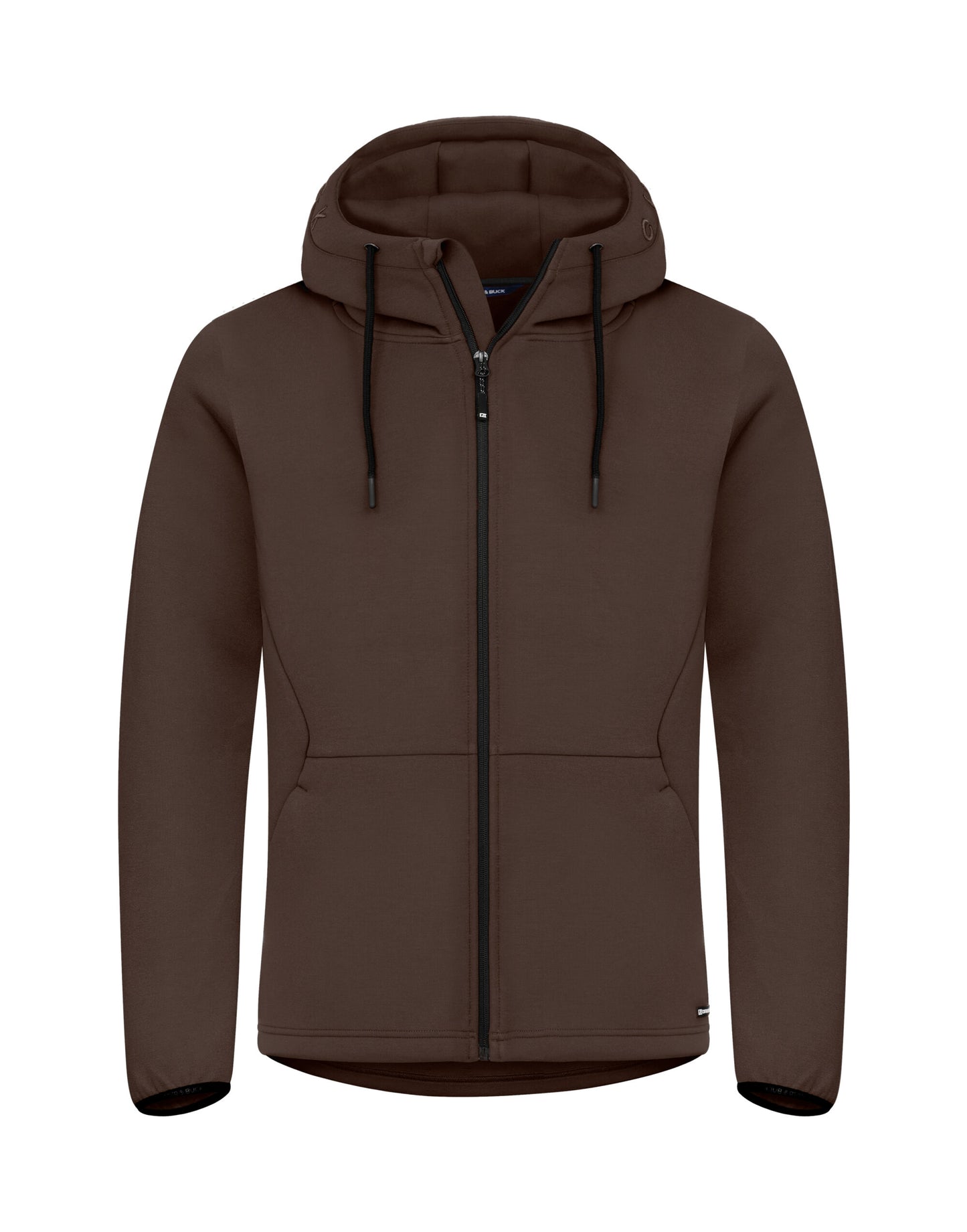 Pemberton Hood Full Zip Men - Dark Mocca