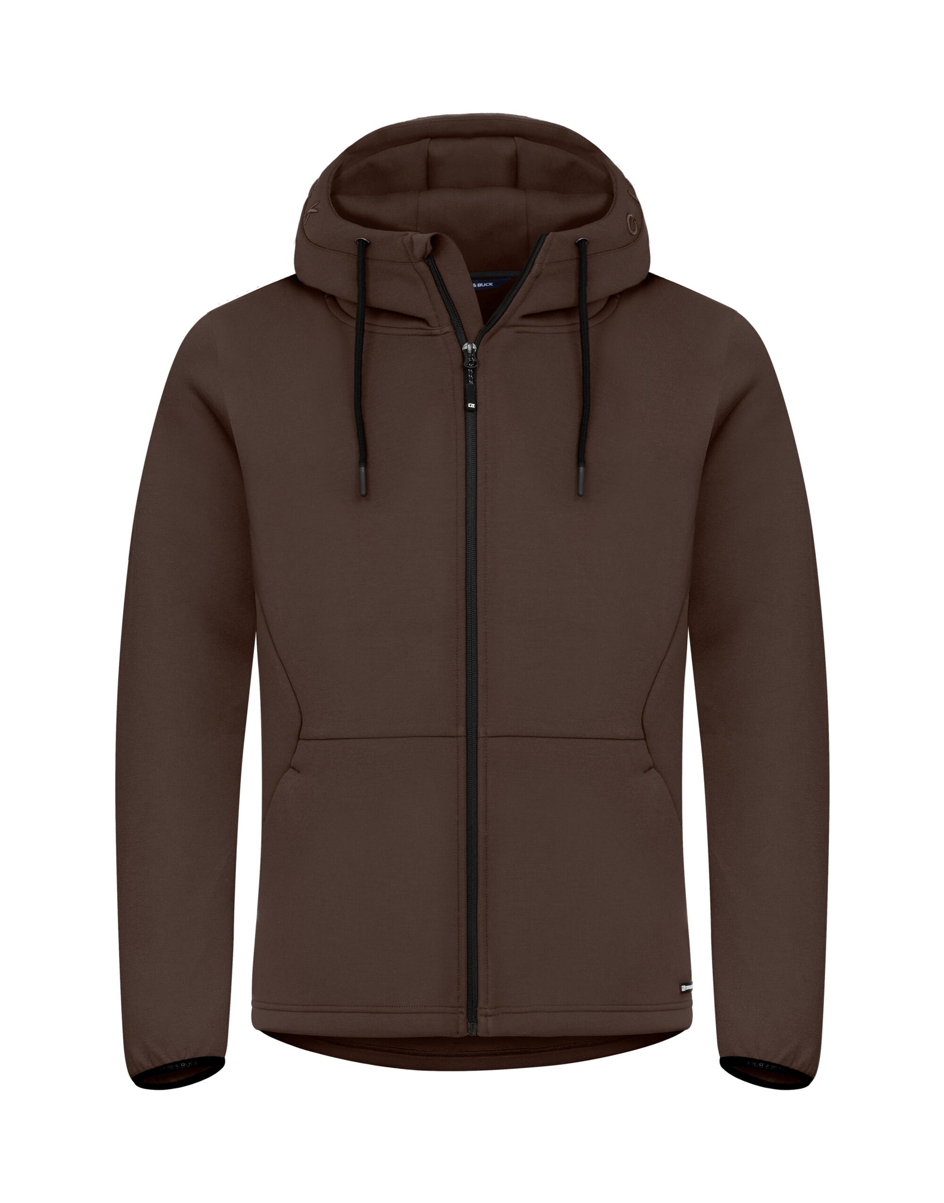 Pemberton Hood Full Zip Men - Dark Mocca