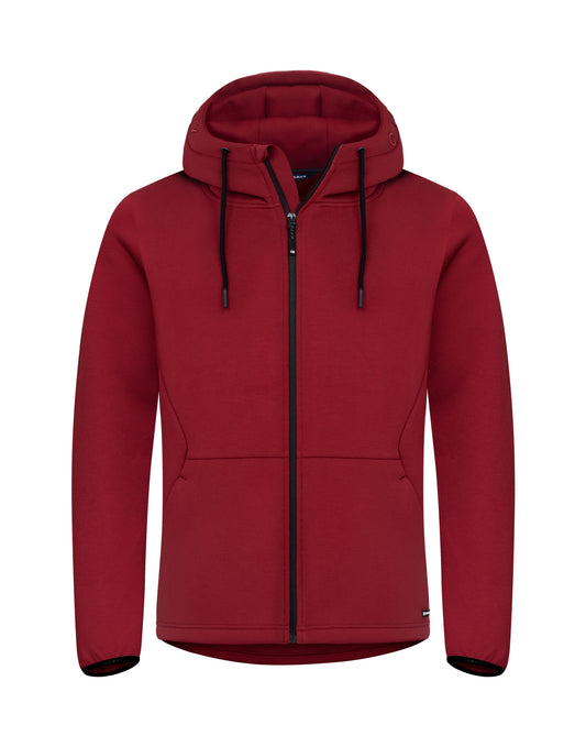 Pemberton Hood Full Zip Men - Biking Red