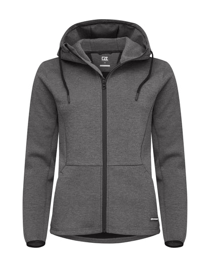 Pemberton Hood Full Zip Women - Anthracite Melange