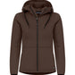 Pemberton Hood Full Zip Women - Dark Mocca