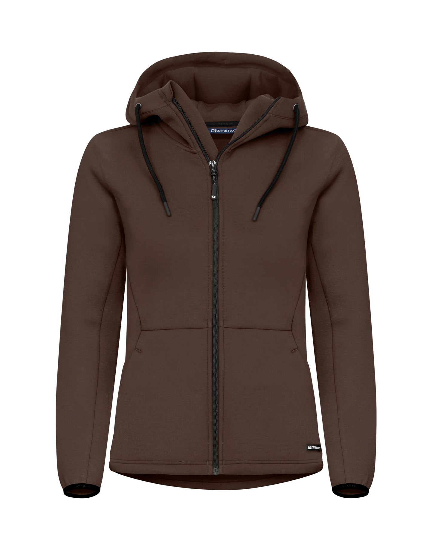 Pemberton Hood Full Zip Women - Dark Mocca