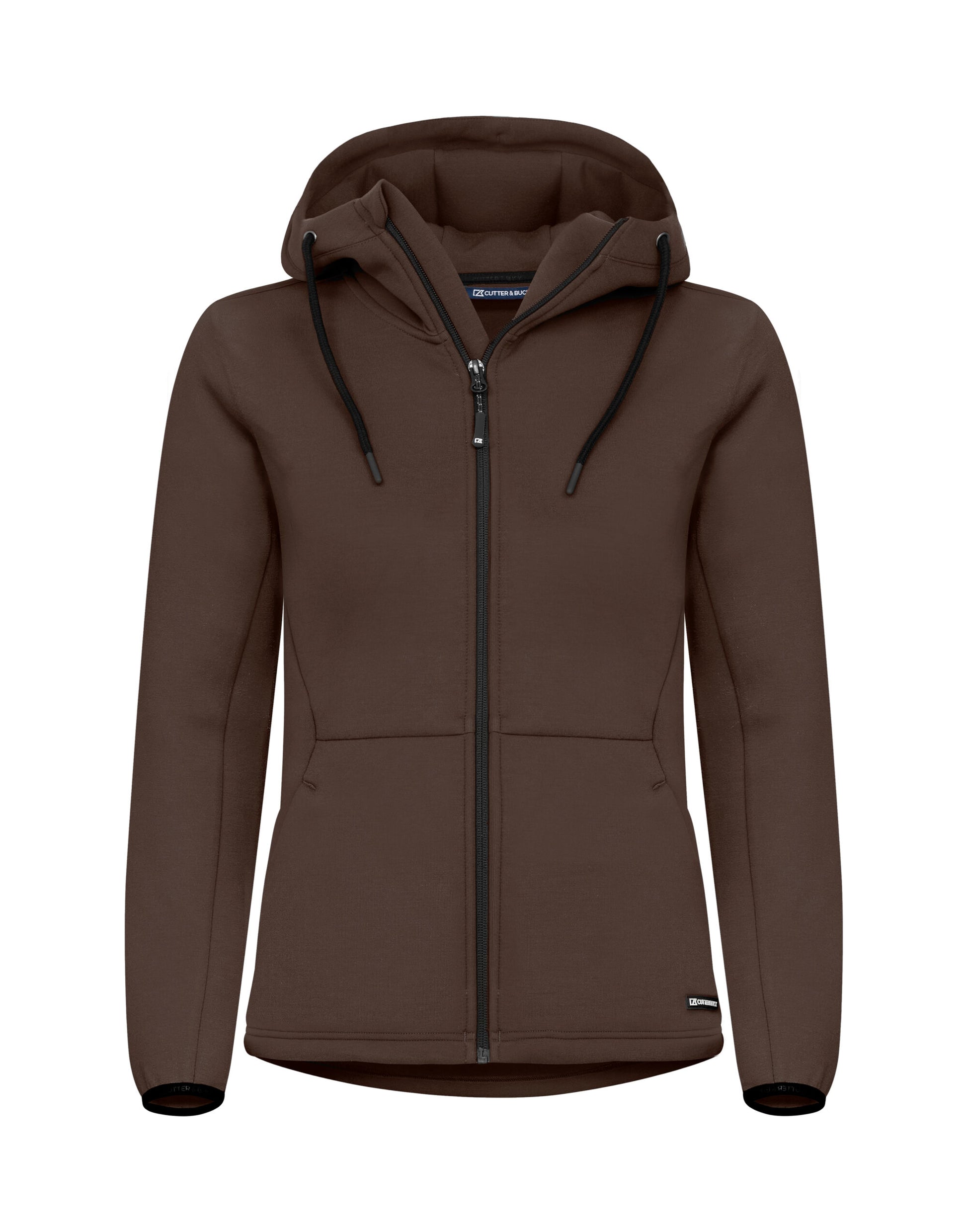 Pemberton Hood Full Zip Women - Dark Mocca