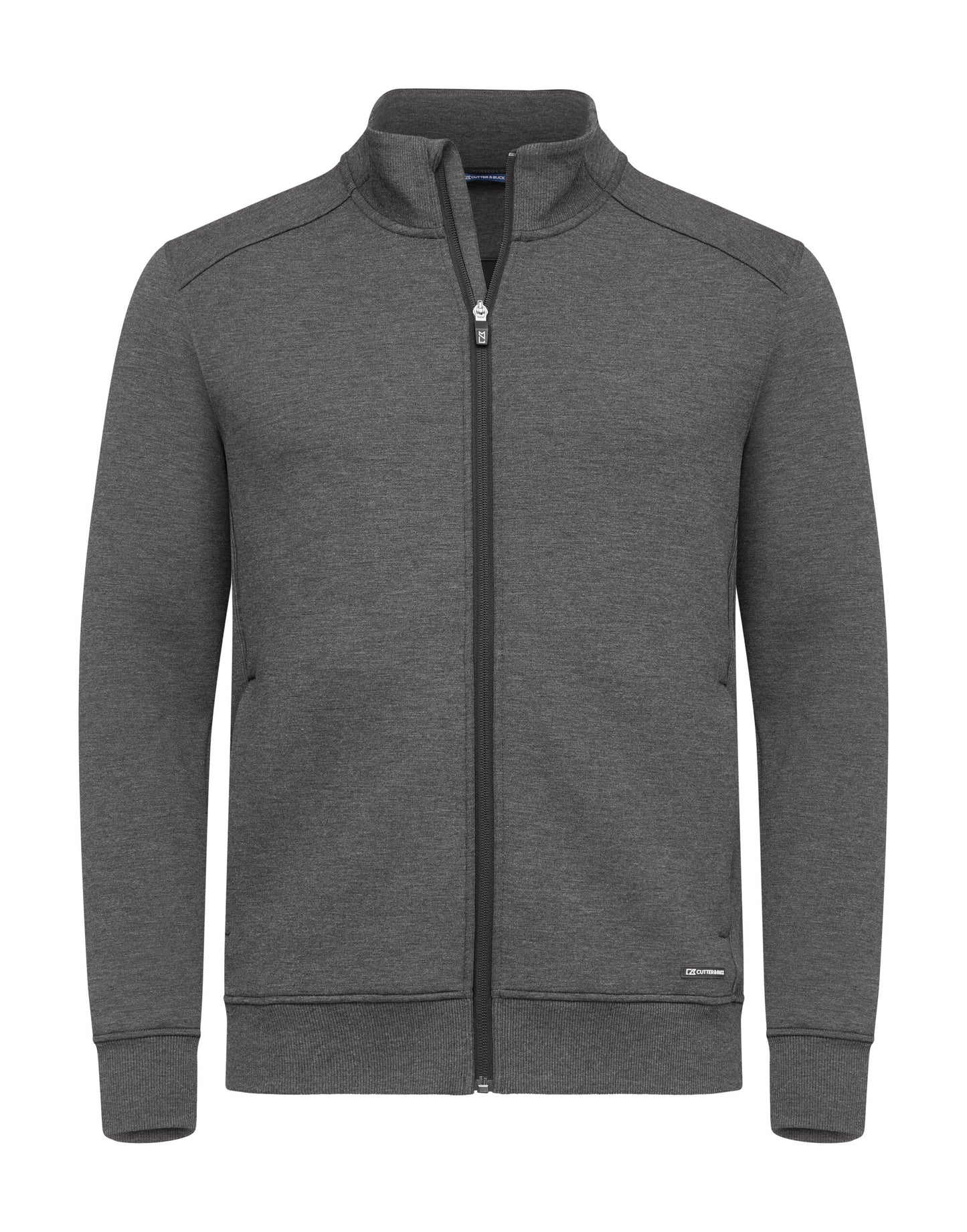 Pemberton Cardigan Full Zip Men - Anthracite Melange