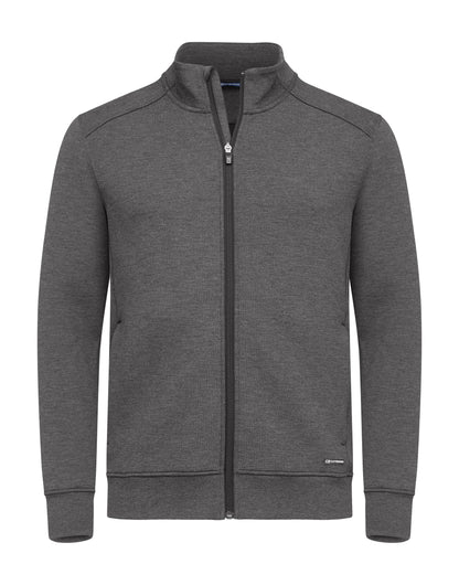 Pemberton Cardigan Full Zip Men - Anthracite Melange