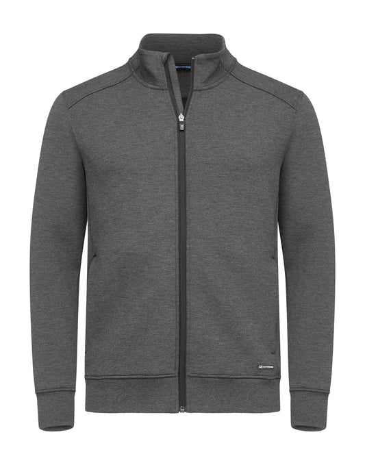 Pemberton Cardigan Full Zip Men - Anthracite Melange