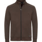Pemberton Cardigan Full Zip Men - Dark Mocca