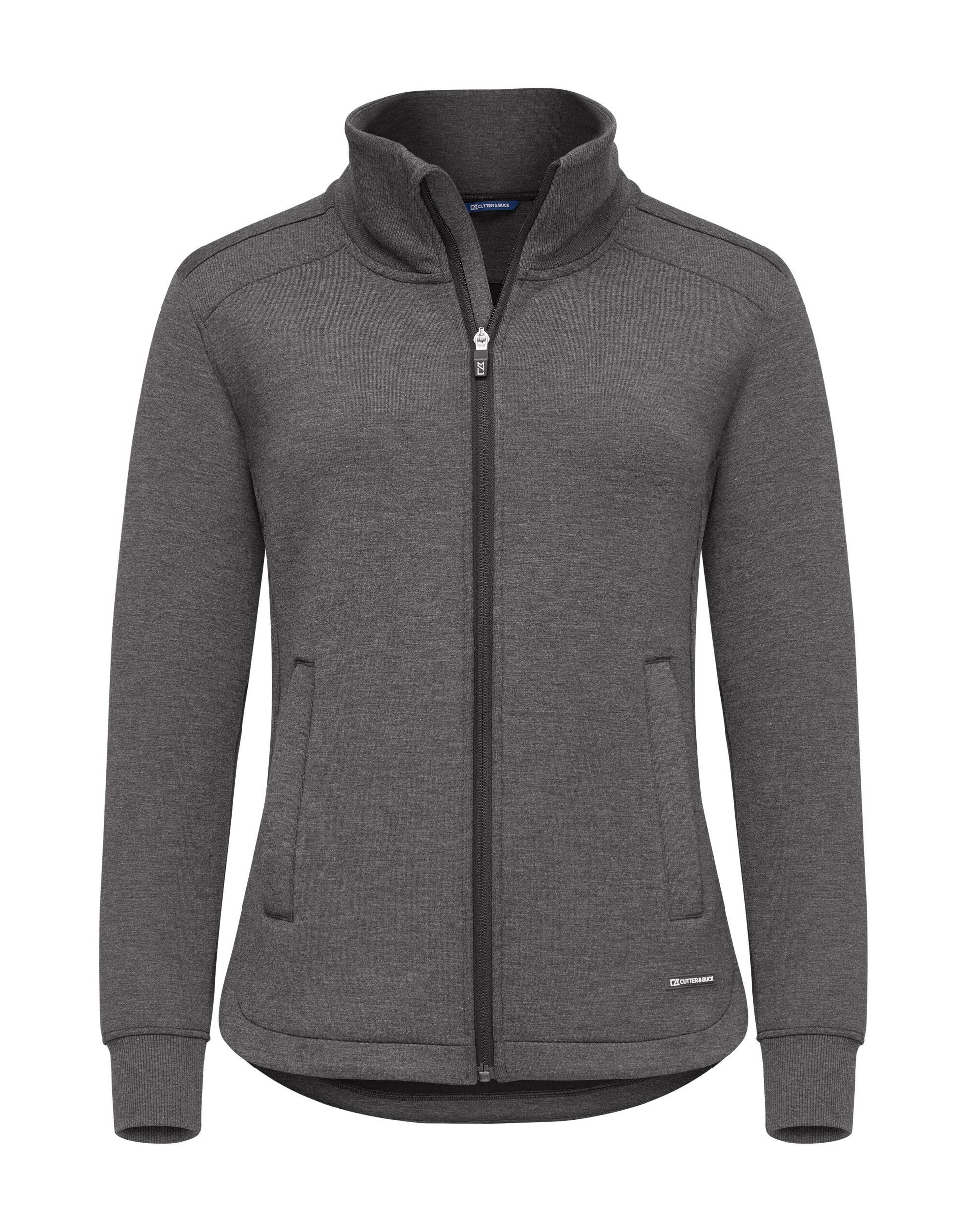 Pemberton Cardigan Full Zip Women - Anthracite Melange