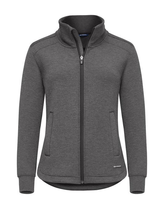 Pemberton Cardigan Full Zip Women - Anthracite Melange