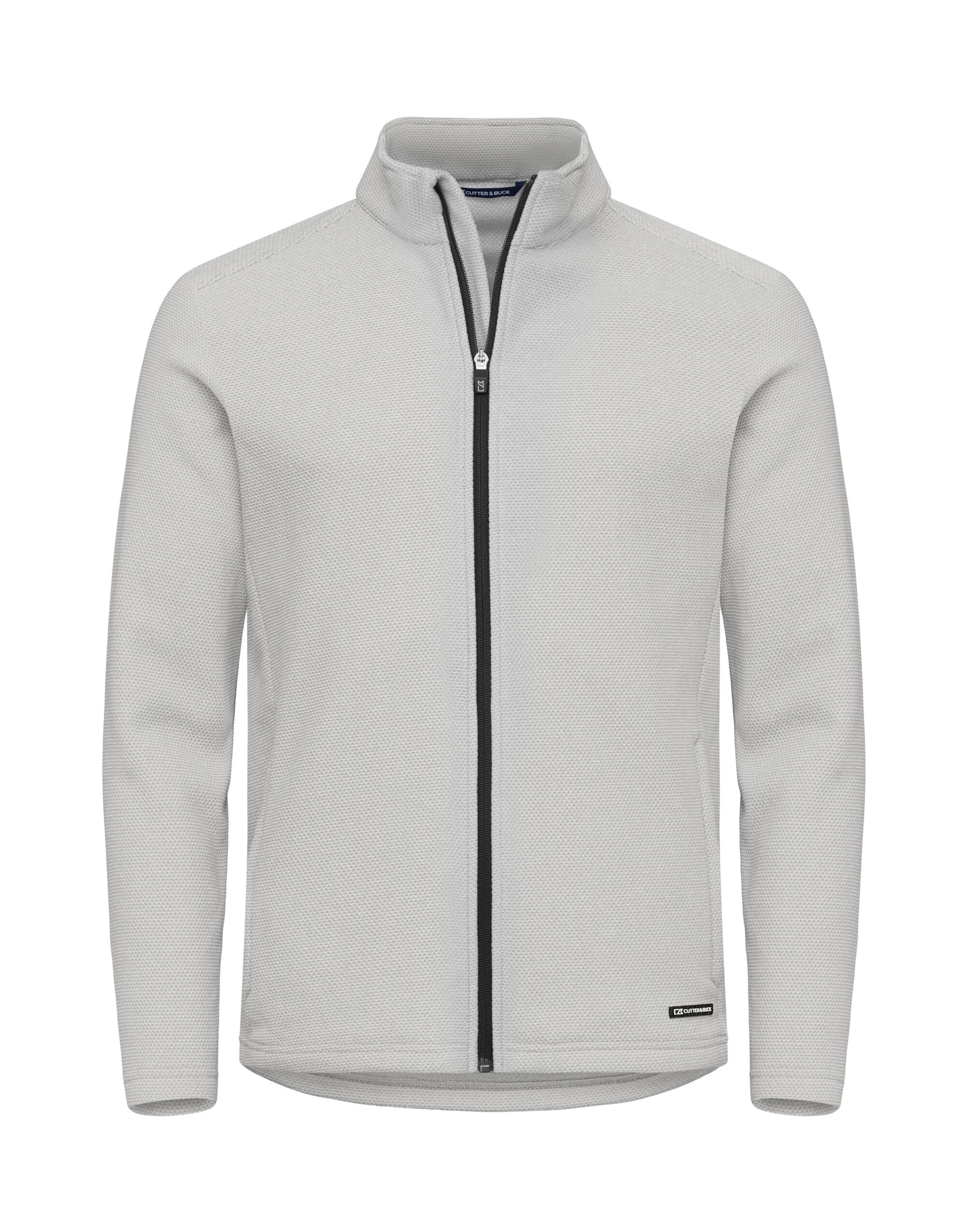 Hunts Point Fleece Full Zip Men - Silver