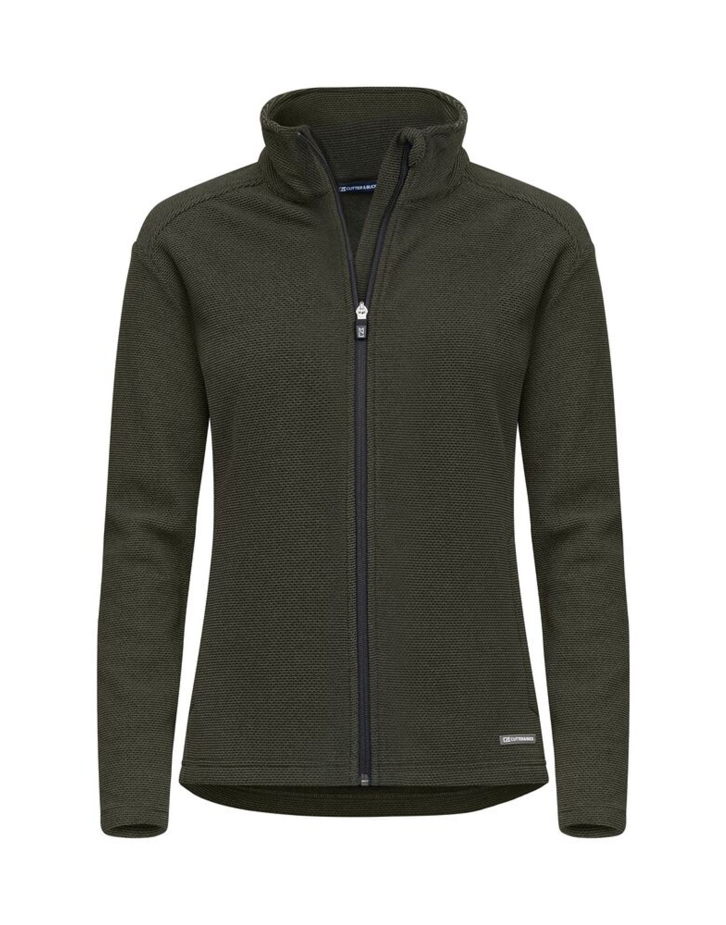 Hunts Point Fleece Full Zip Women - Ivy Green