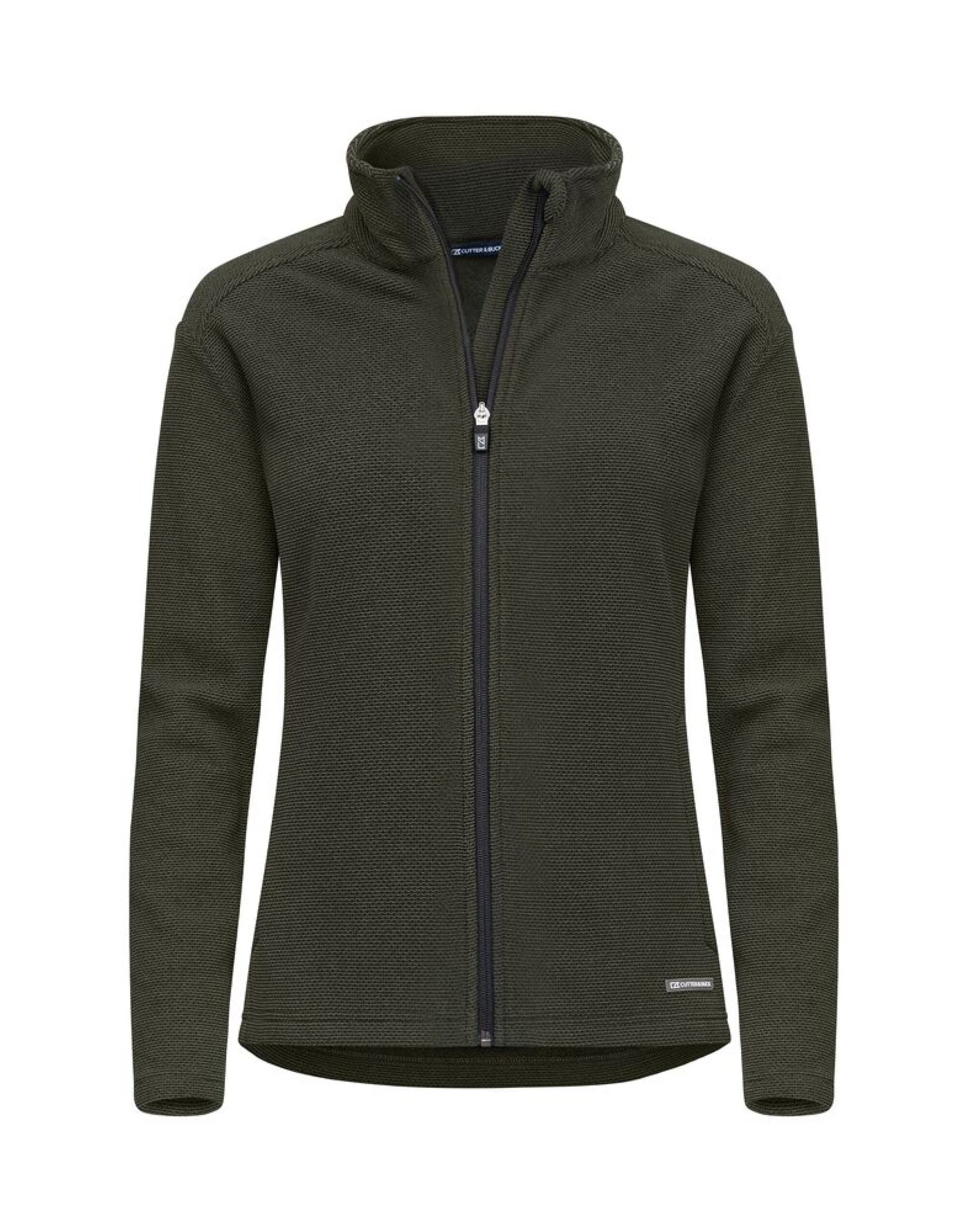 Hunts Point Fleece Full Zip Women - Ivy Green