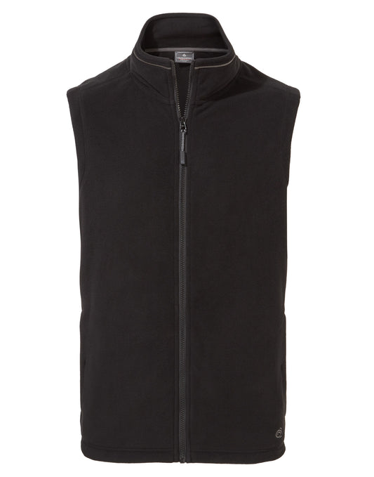 Corey Fleece Vest - Black