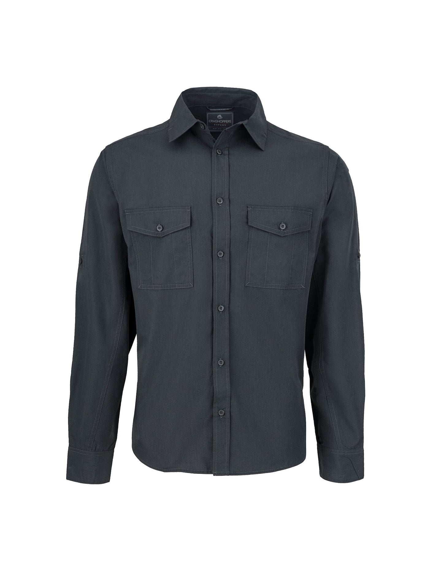 Men's Kiwi Long Sleeved Shirt - Carbon Grey