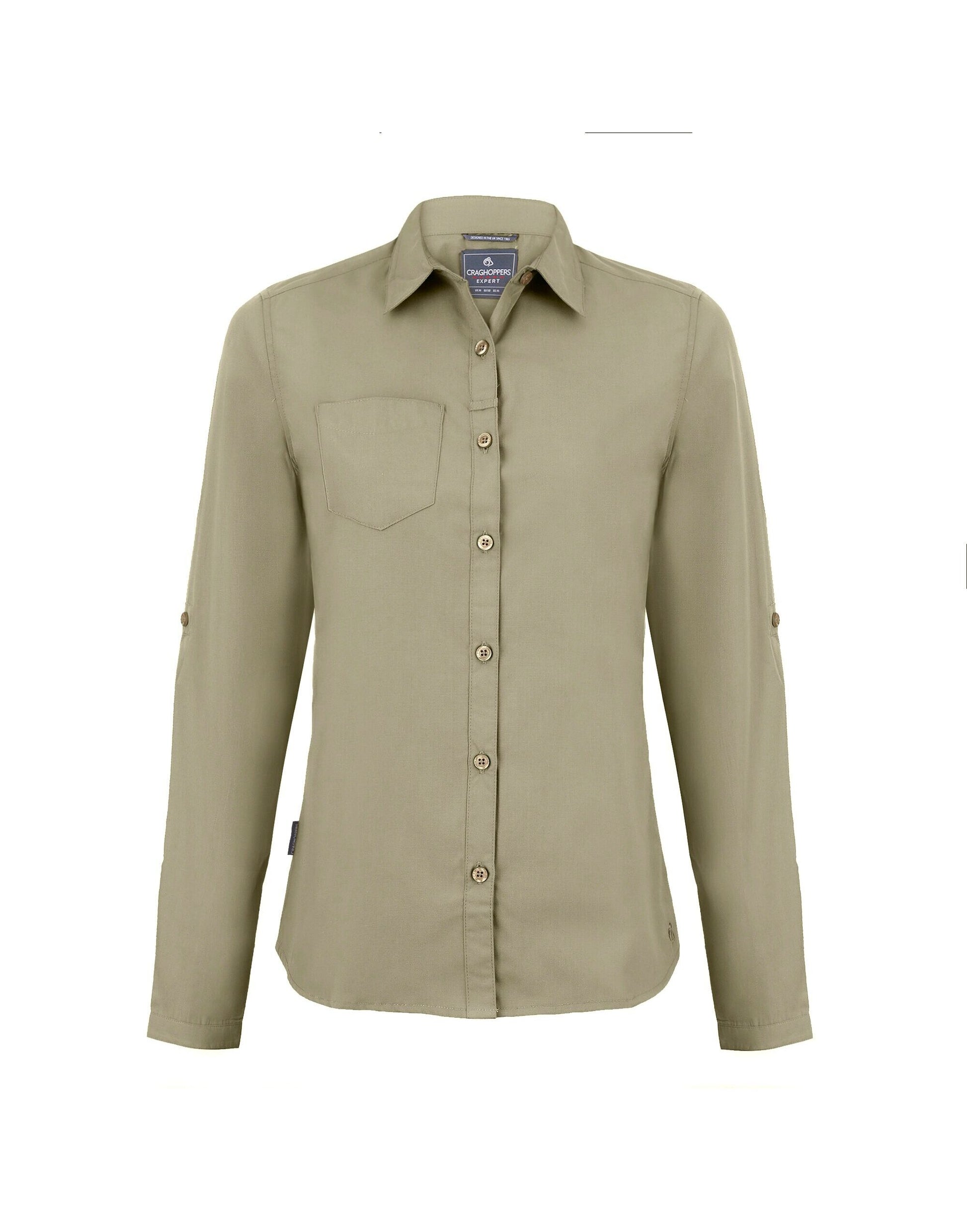 Women's Kiwi Long Sleeved Shirt - Pebble