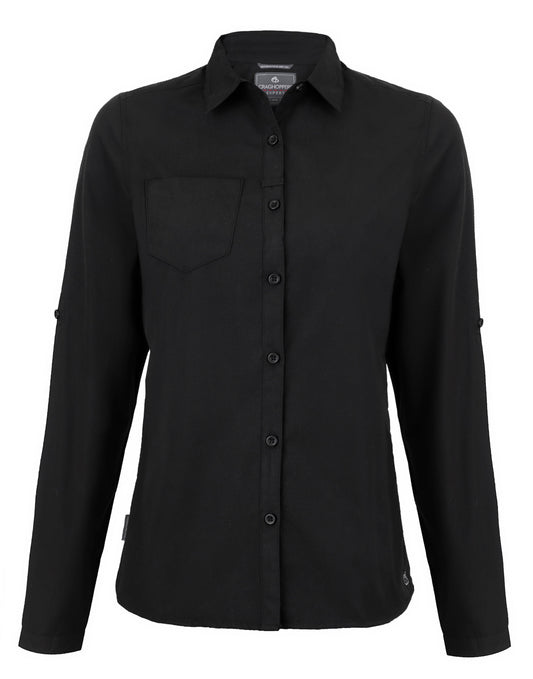 Women's Kiwi Long Sleeved Shirt - Black