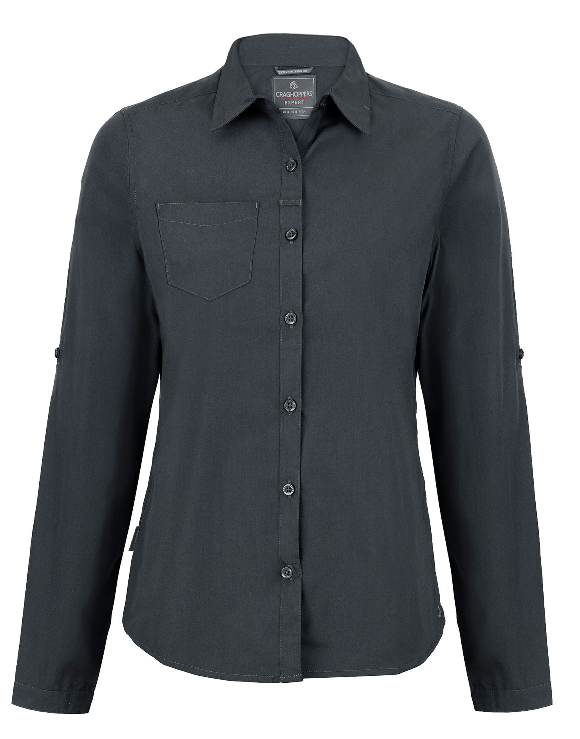 Women's Kiwi Long Sleeved Shirt - Carbon Grey