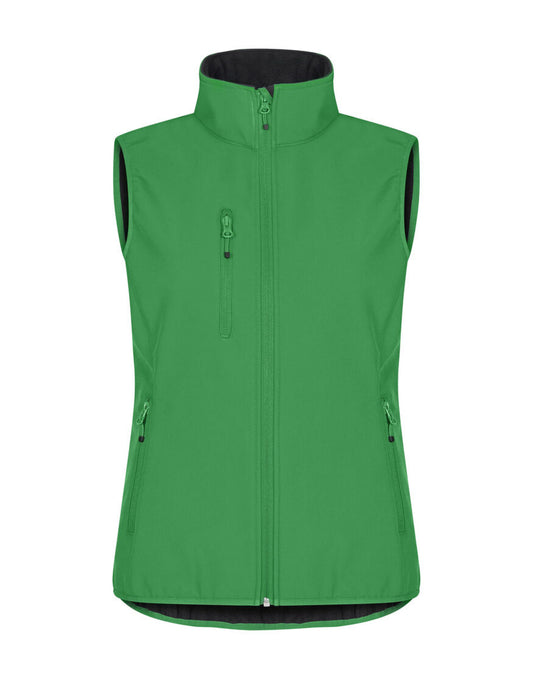 Ladies Classic Softshell Vest - Apple Green