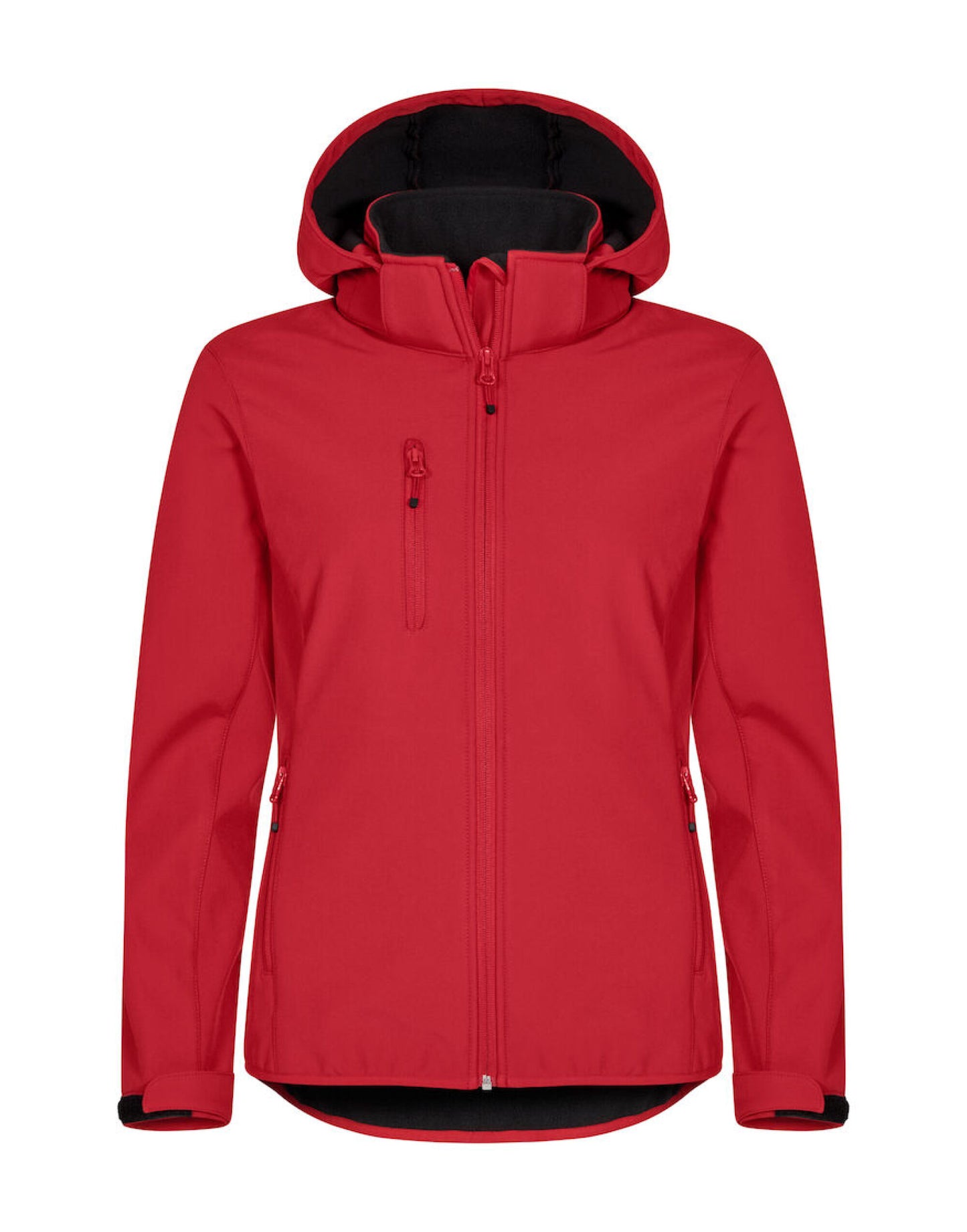 Ladies Classic Softshell Hoody - Red