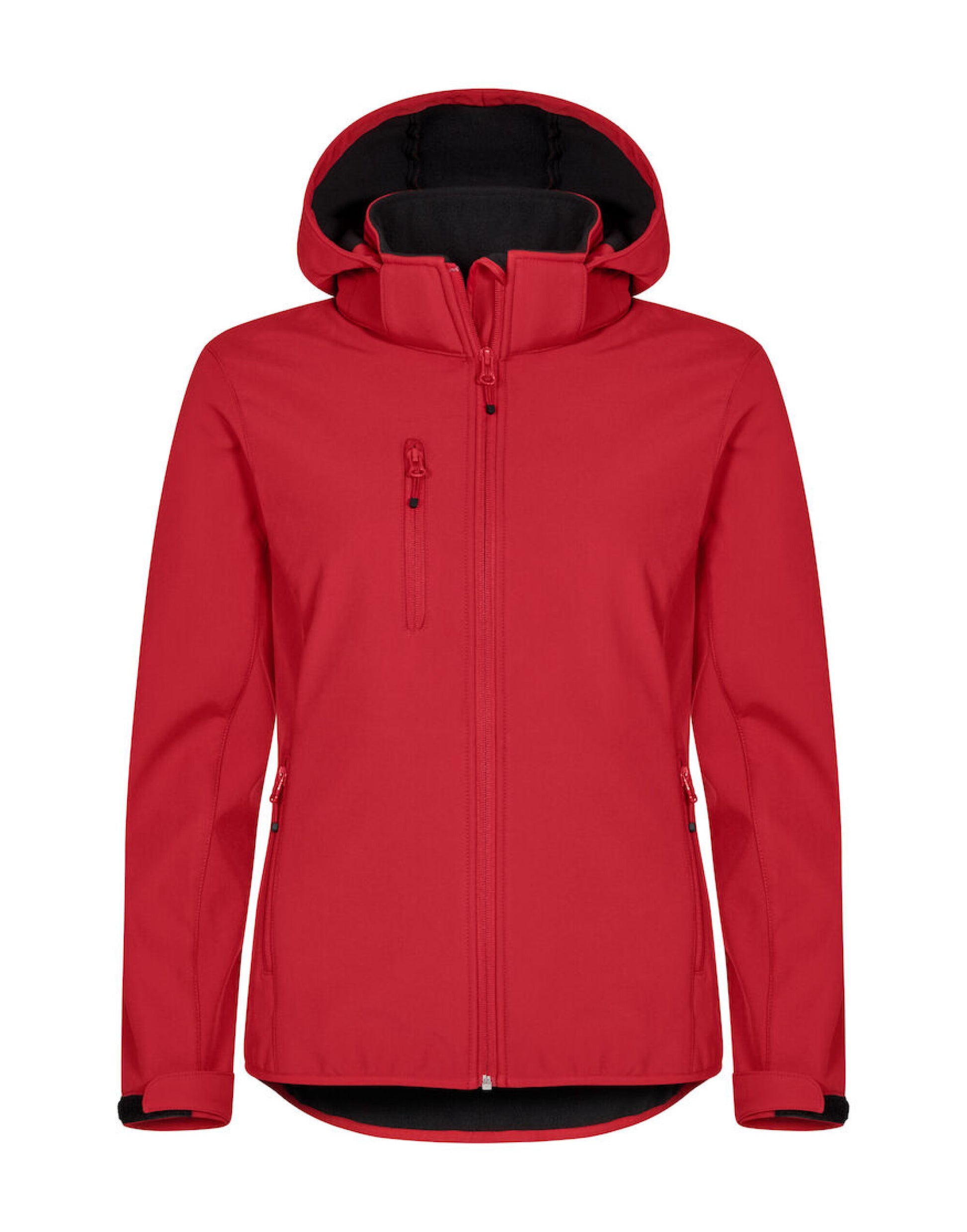 Ladies Classic Softshell Hoody - Red