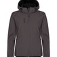 Ladies Classic Softshell Hoody - Dark Grey