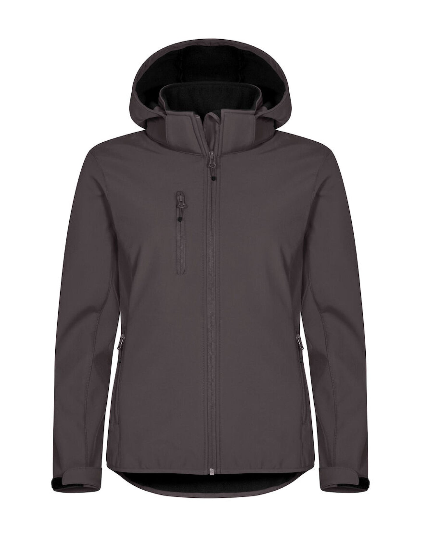 Ladies Classic Softshell Hoody - Dark Grey