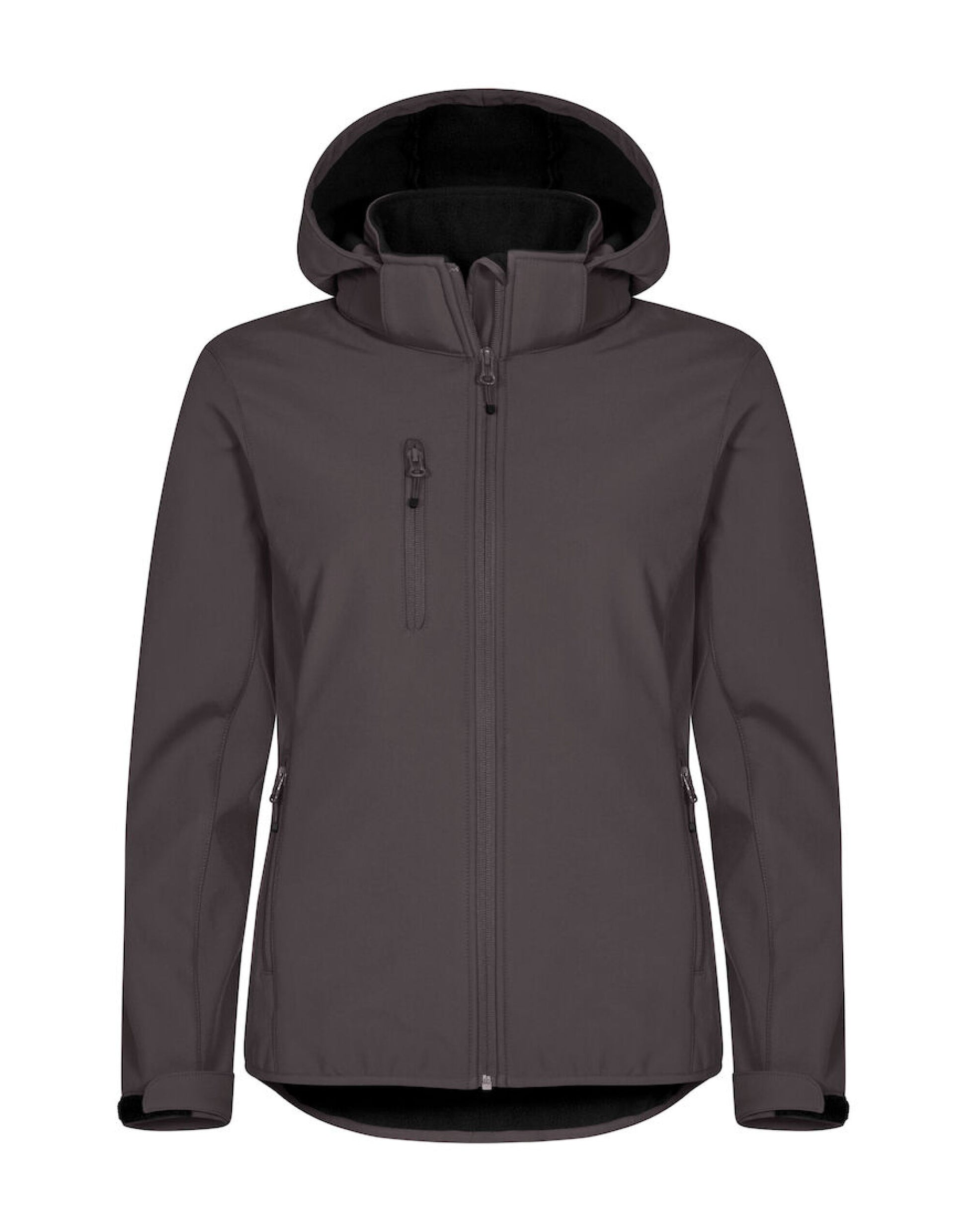 Ladies Classic Softshell Hoody - Dark Grey