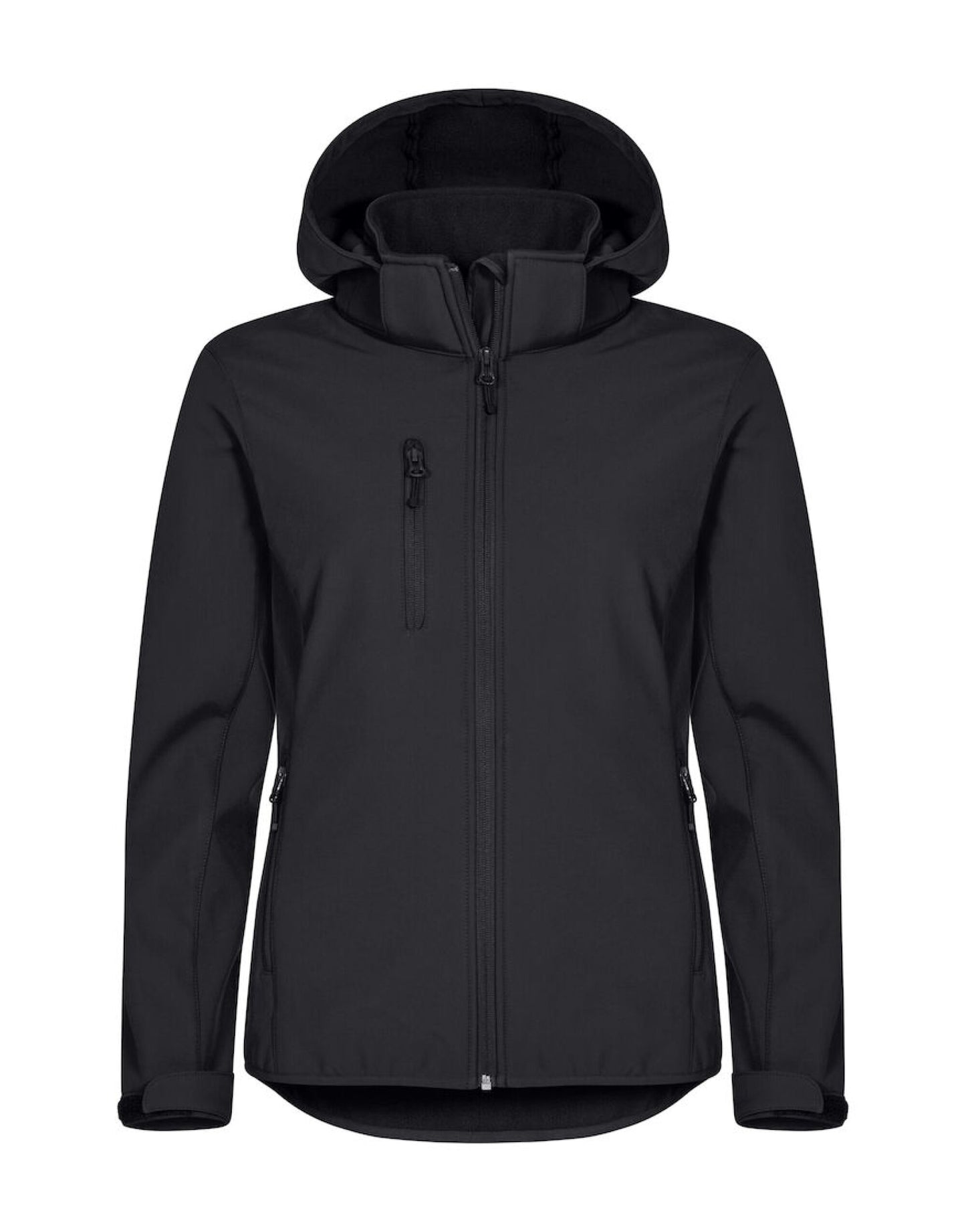 Ladies Classic Softshell Hoody - Black