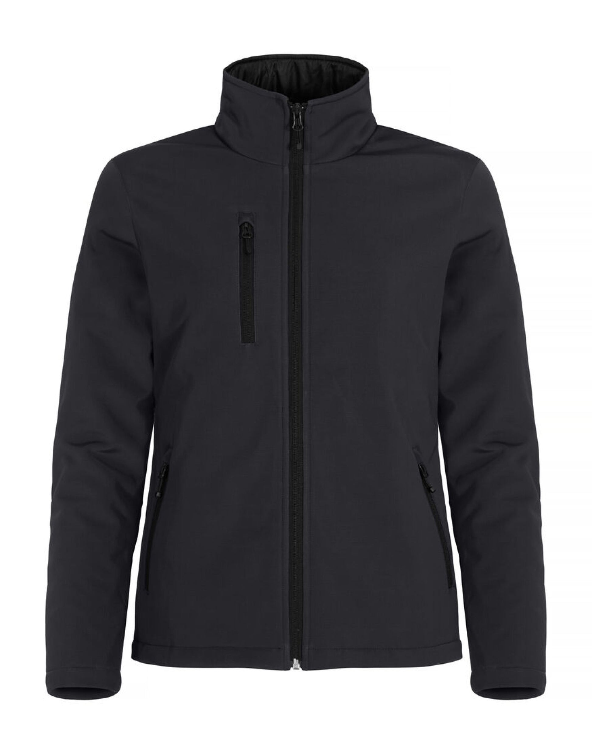 Ladies Padded Softshell - Black