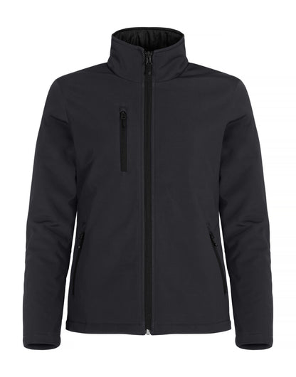 Ladies Padded Softshell - Black