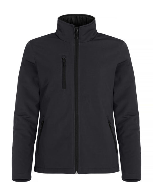 Ladies Padded Softshell - Black