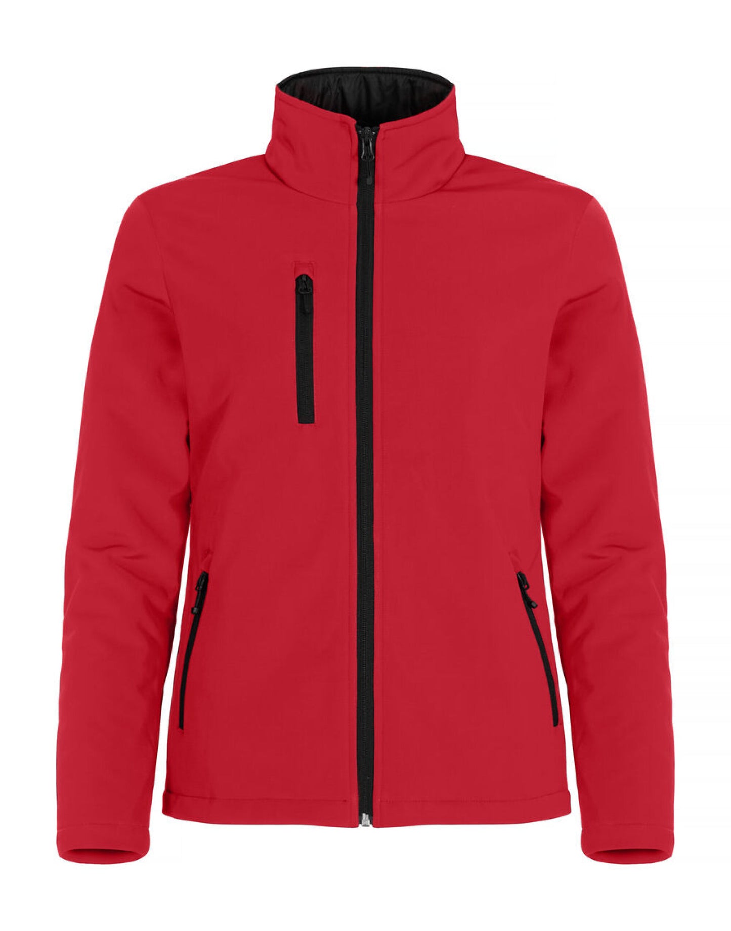 Ladies Padded Softshell - Red