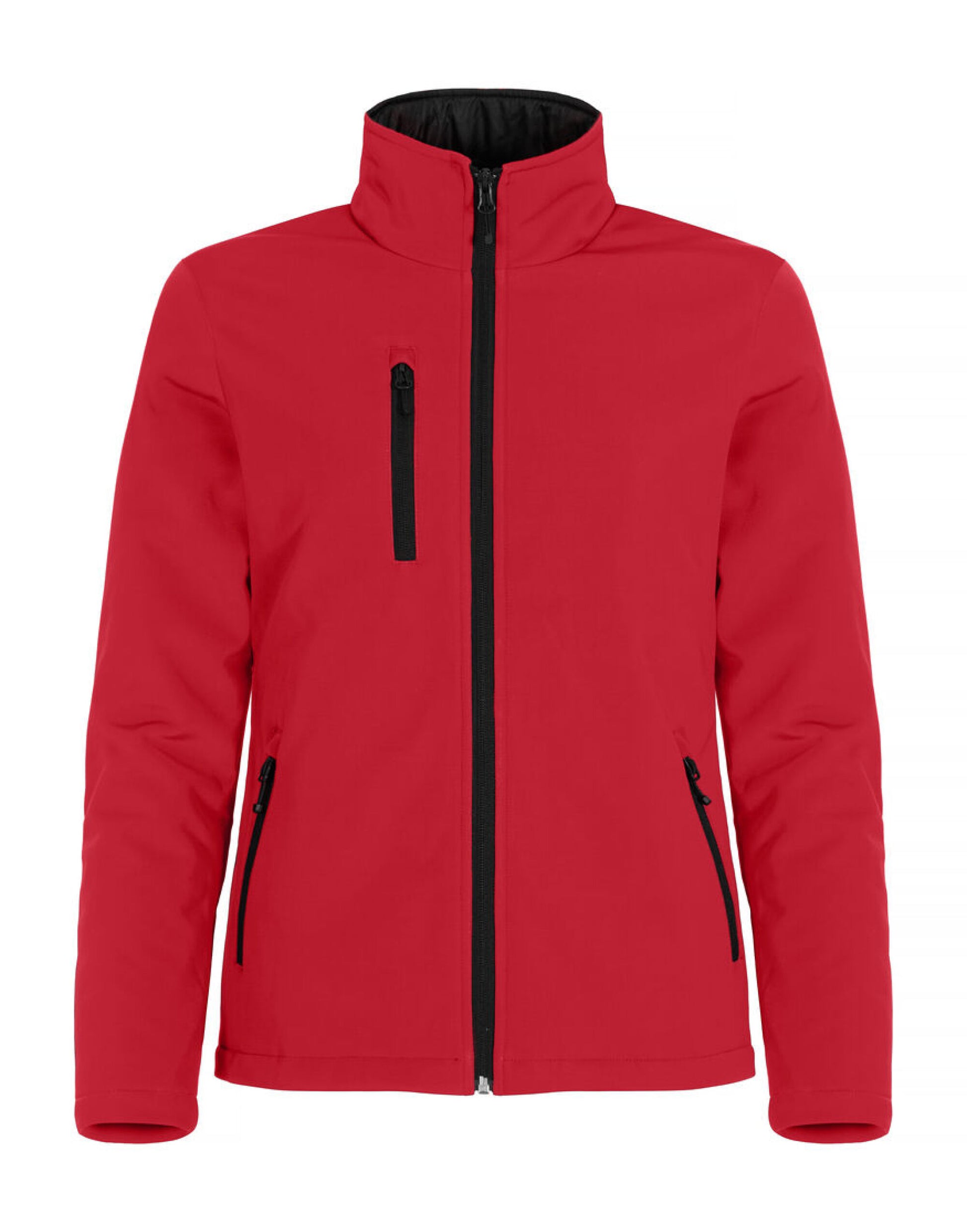 Ladies Padded Softshell - Red