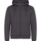 Miami Full Zip Hoody - Metal Grey