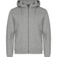 Miami Full Zip Hoody - Grey Melange