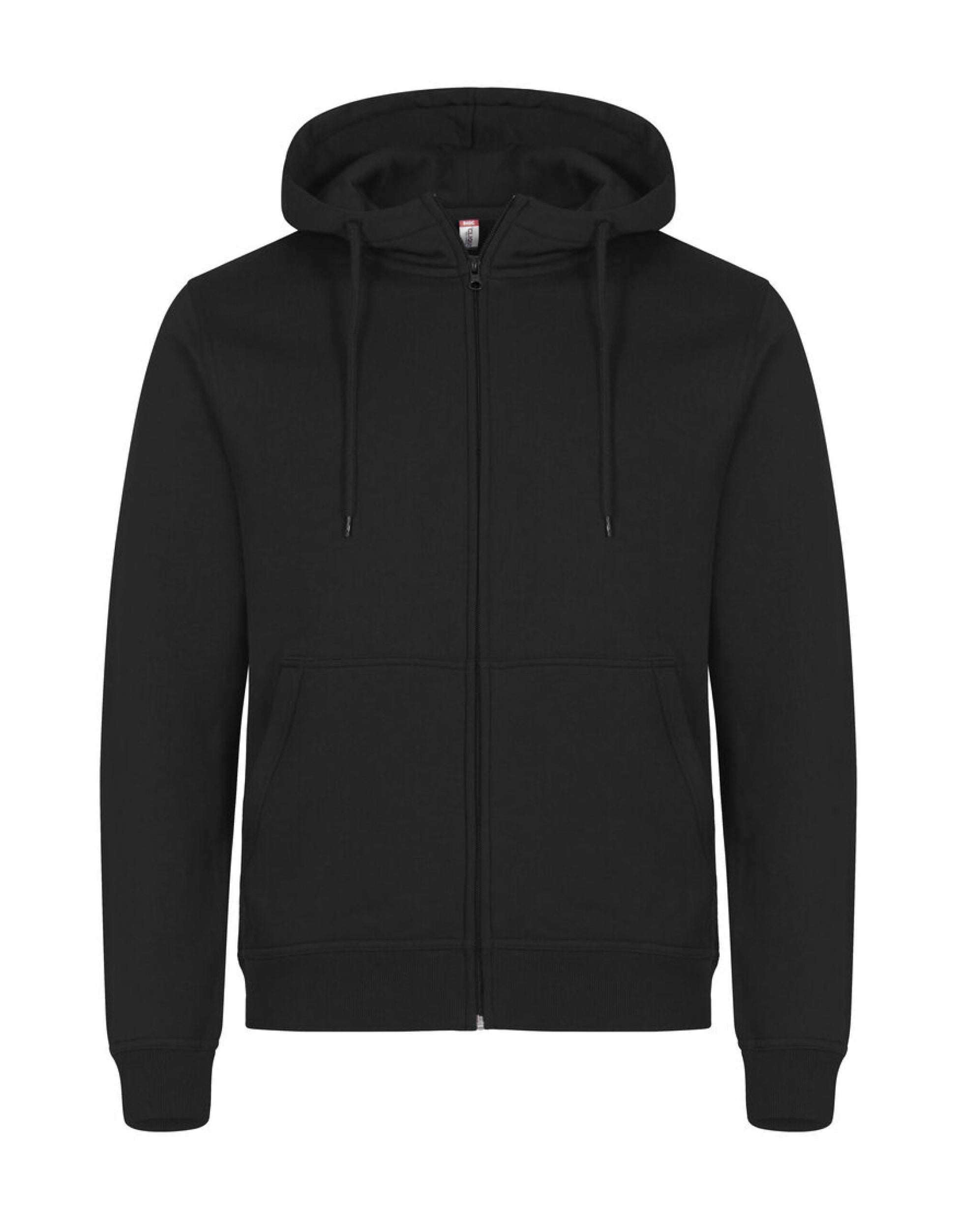 Miami Full Zip Hoody - Black