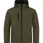Padded Hoody Softshell - Fog Green