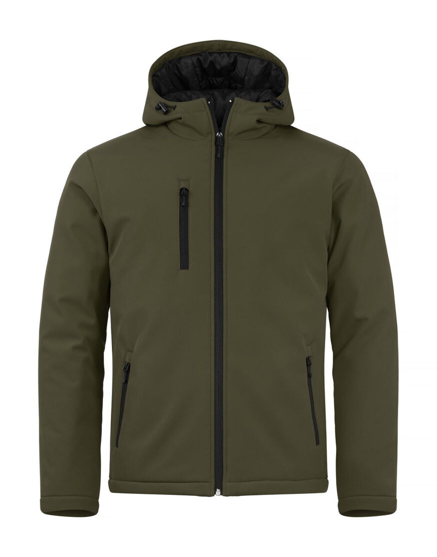 Padded Hoody Softshell - Fog Green