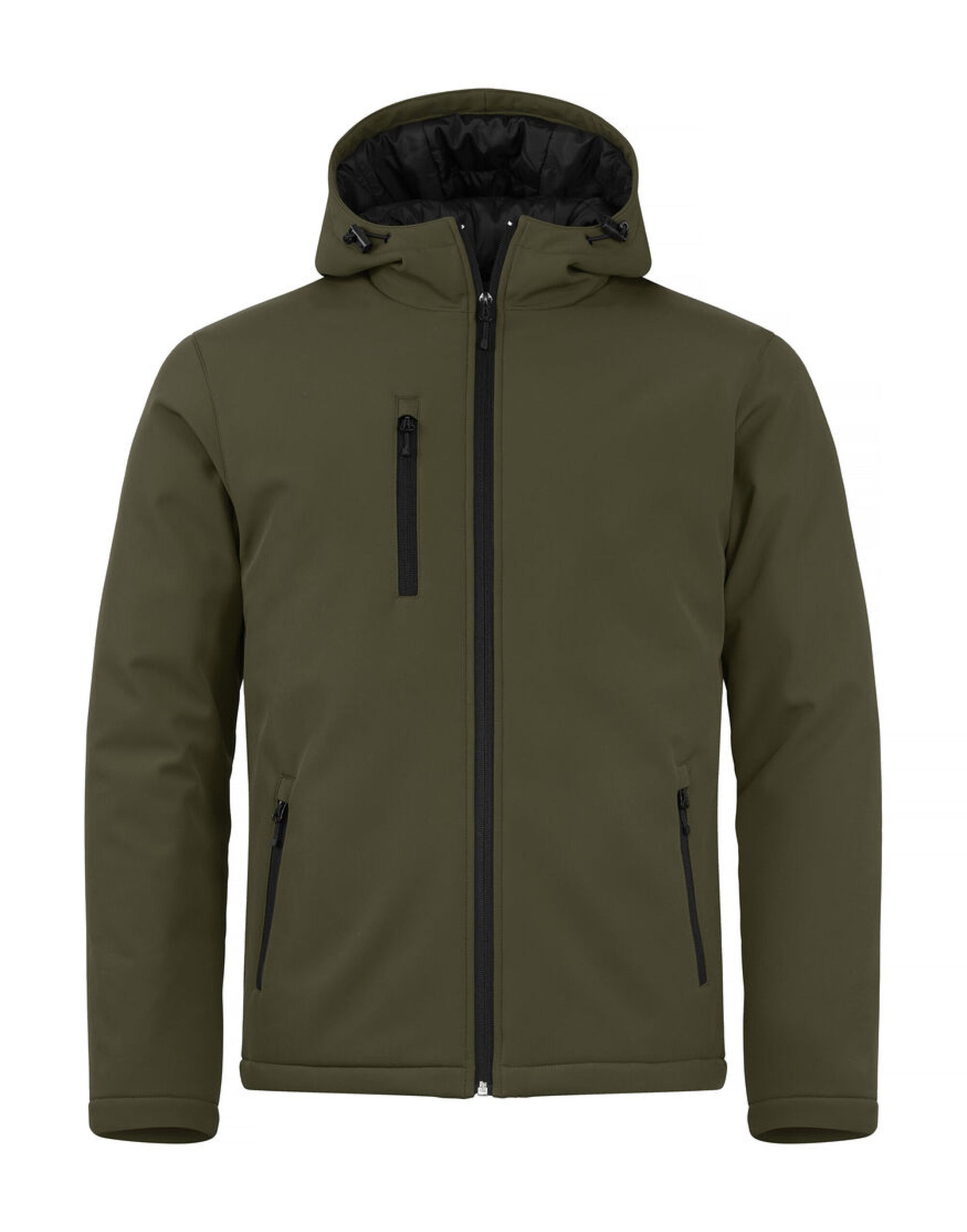 Padded Hoody Softshell - Fog Green