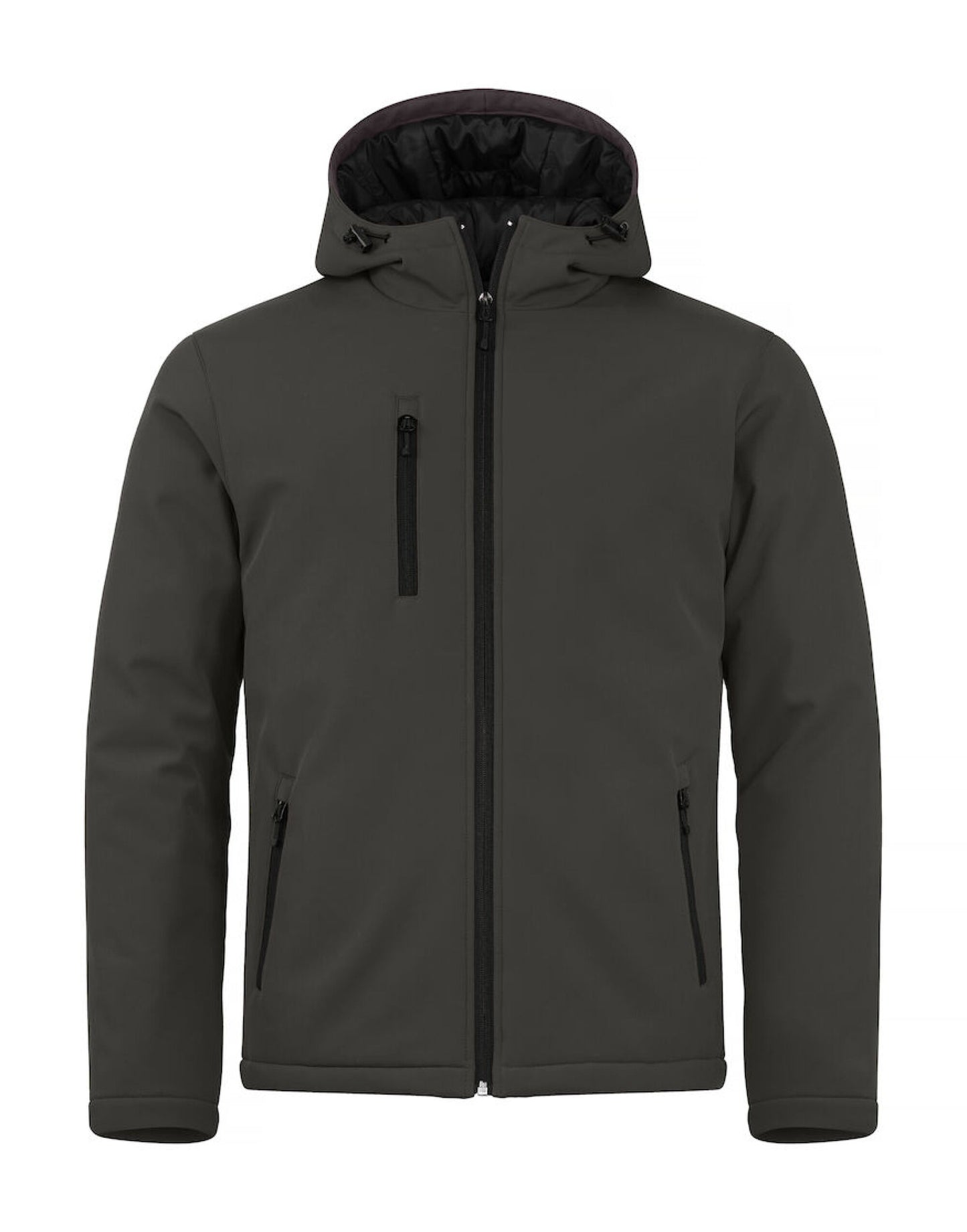Padded Hoody Softshell - Dark Grey