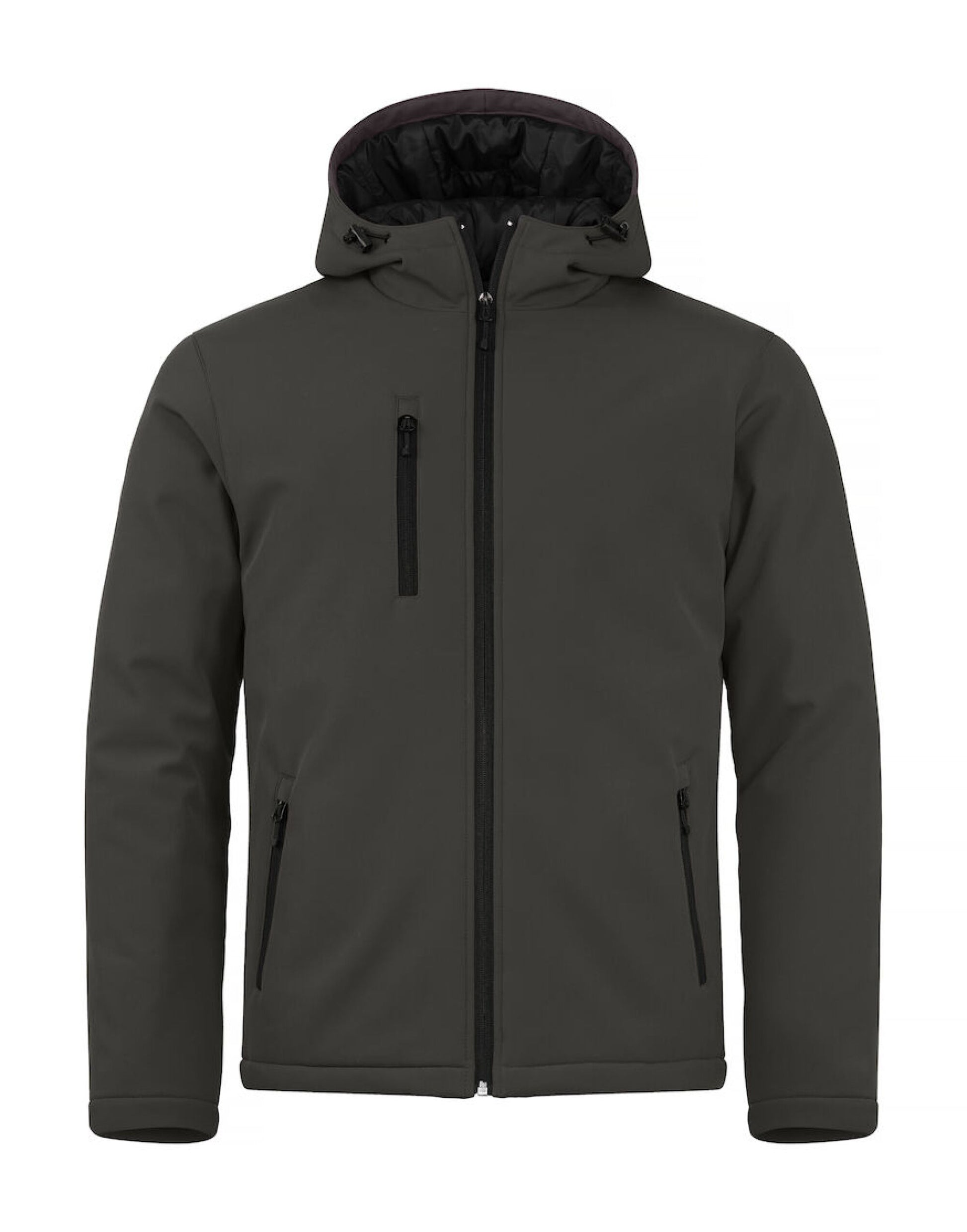 Padded Hoody Softshell - Dark Grey